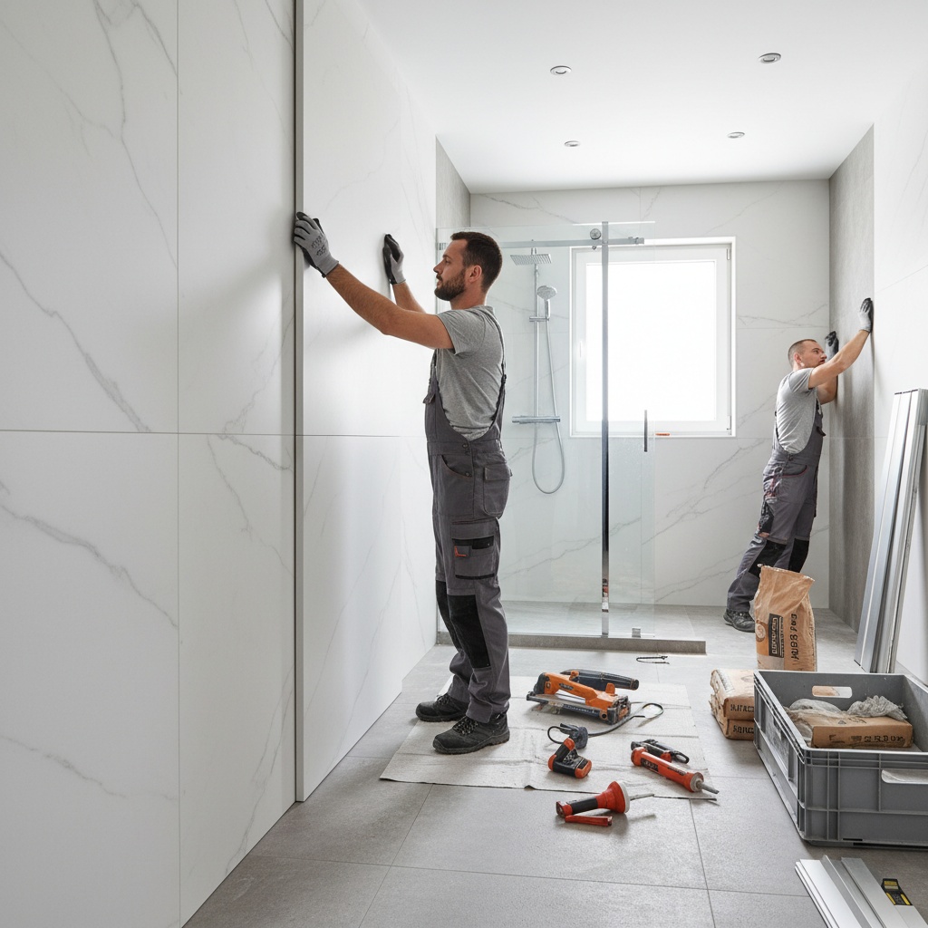 Qualitätsmontage im Bad